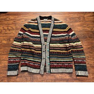 IVKO Beautiful Knit multicolor 36/38 Small Colorful Patterned Cardigan